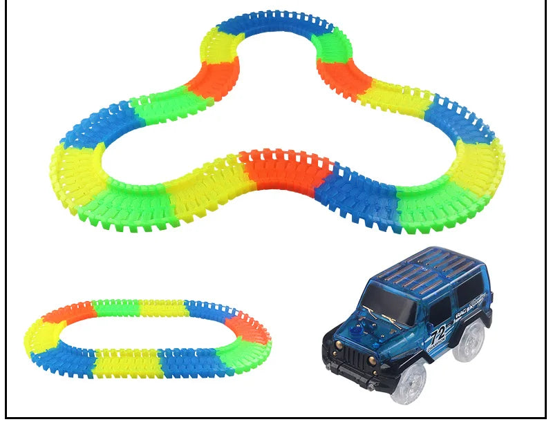 Magical Glowing Track – DIY Race Track Toy Set