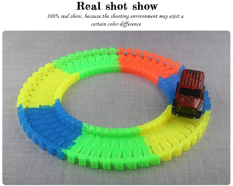 Magical Glowing Track – DIY Race Track Toy Set