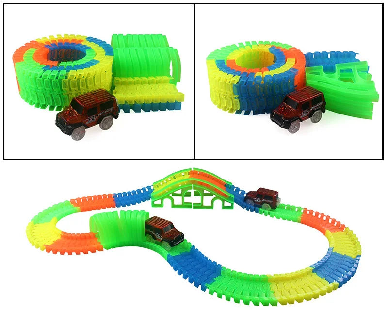 Magical Glowing Track – DIY Race Track Toy Set