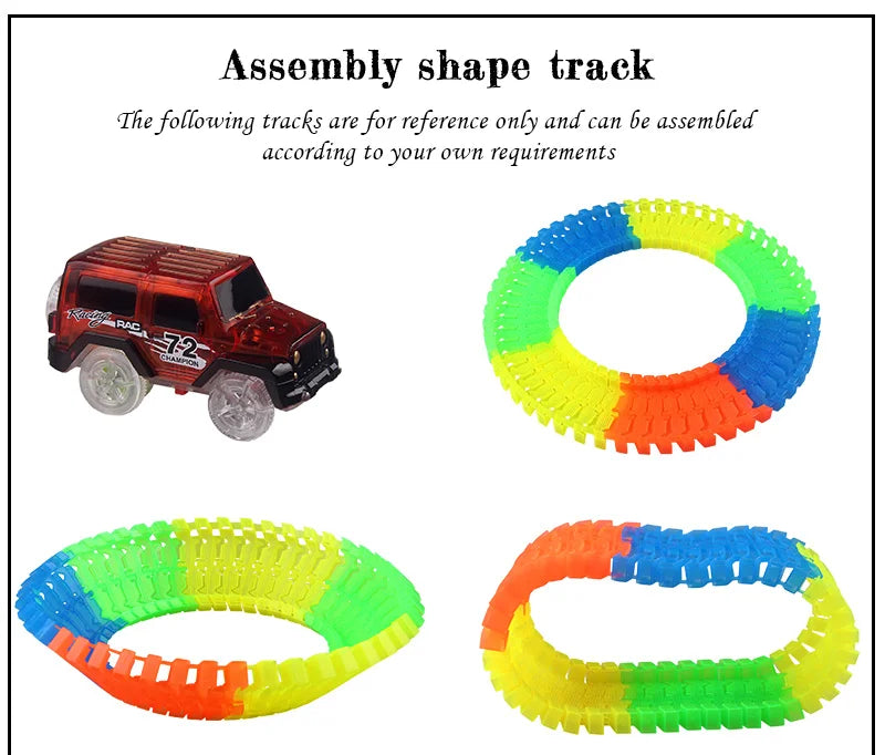 Magical Glowing Track – DIY Race Track Toy Set