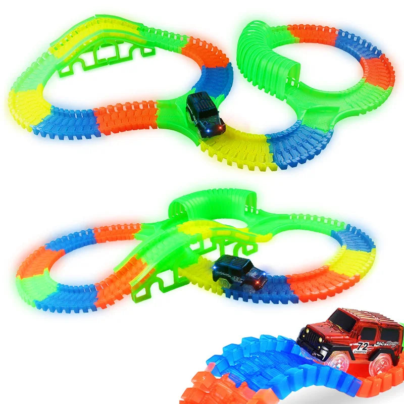 Magical Glowing Track – DIY Race Track Toy Set