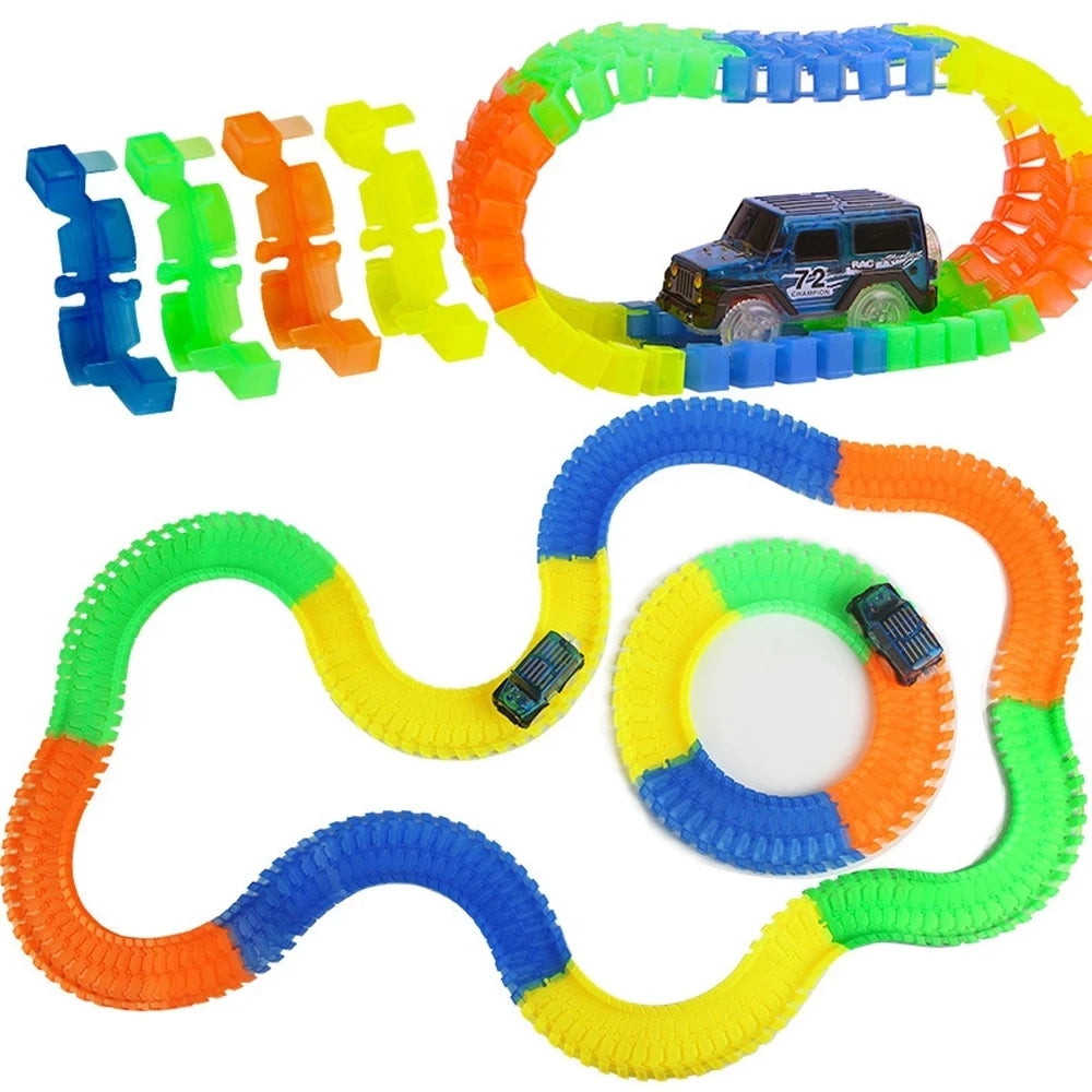 Magical Glowing Track – DIY Race Track Toy Set