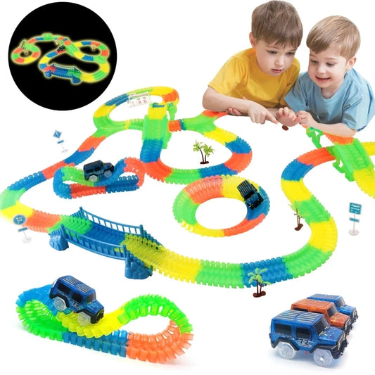 Magical Glowing Track – DIY Race Track Toy Set
