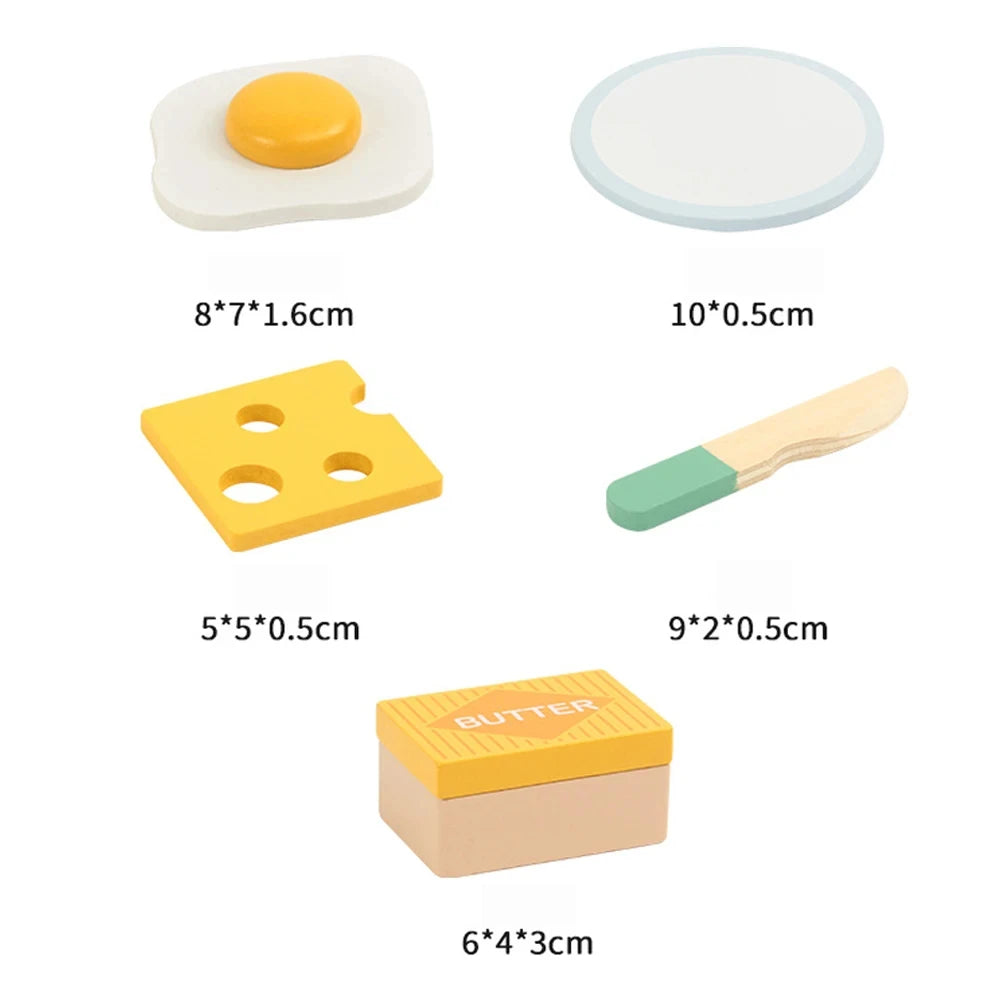 Wooden Kitchen Toys - 10 Different Sets