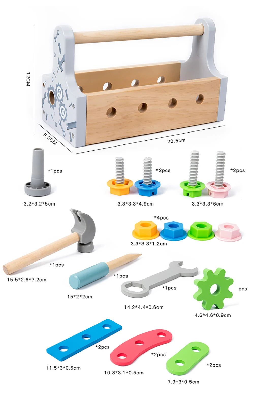 Nut and Screw Assembly Play Kit