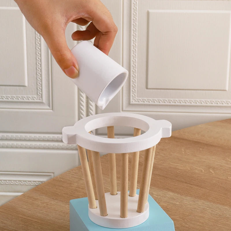 Wooden Kitchen Pretend Play Toy - Simulation Wooden Juicer