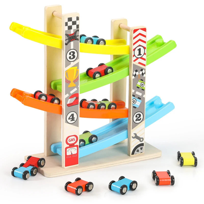 Toddler Wooden Racing Track