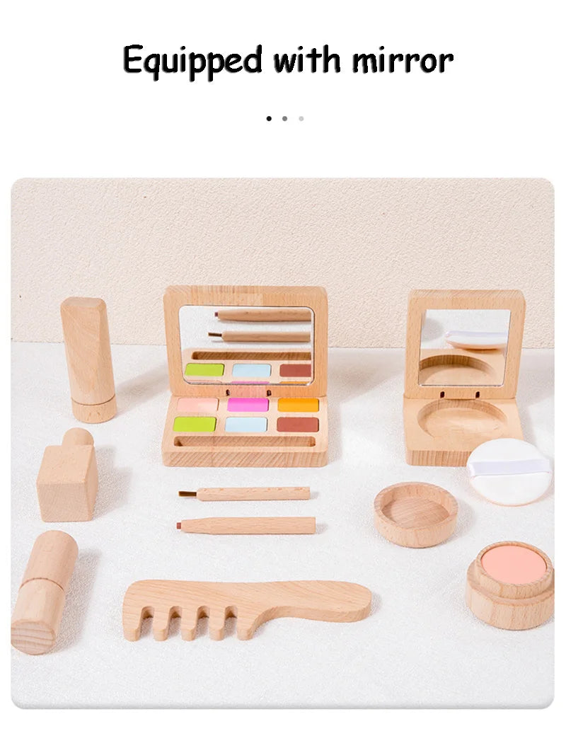 Makeup Toys for Girls Simulation Cosmetics Kit - Pretend Play Toys
