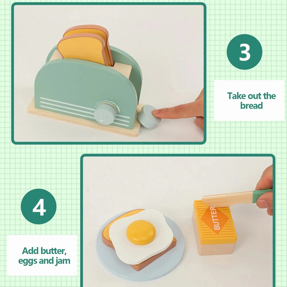 Wooden Kitchen Toys - 10 Different Sets