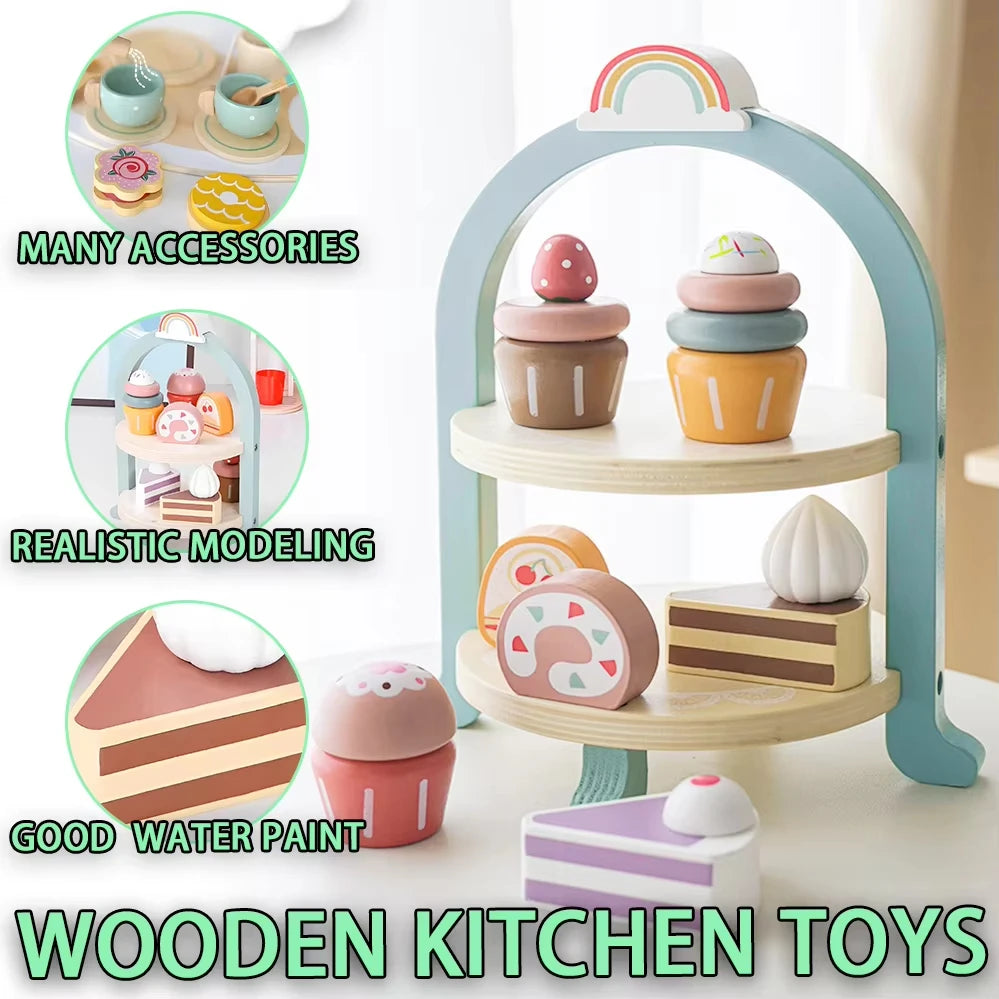 Wooden Kitchen Toys - 10 Different Sets