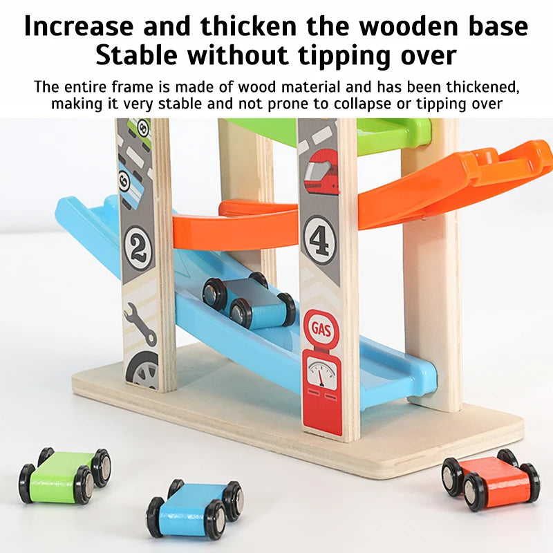 Toddler Wooden Racing Track