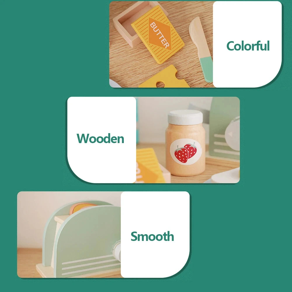 Wooden Kitchen Toys - 10 Different Sets