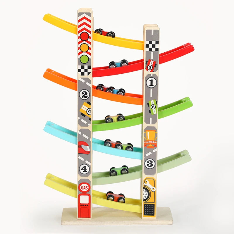 Toddler Wooden Racing Track
