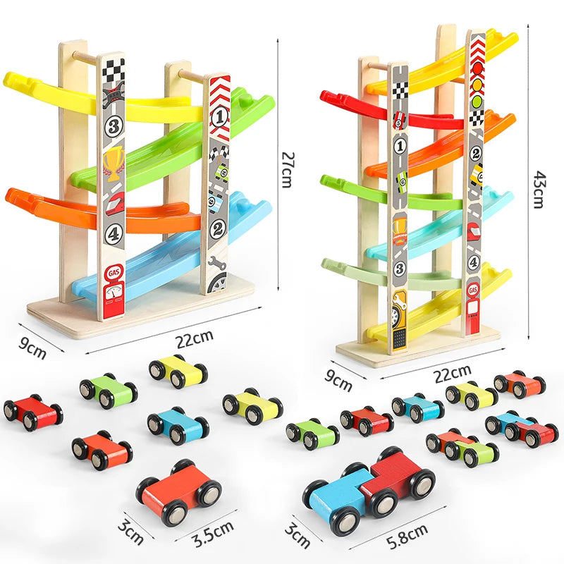 Toddler Wooden Racing Track
